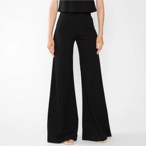 Ripley Rader Black Ponte Knit Wide Leg Pant